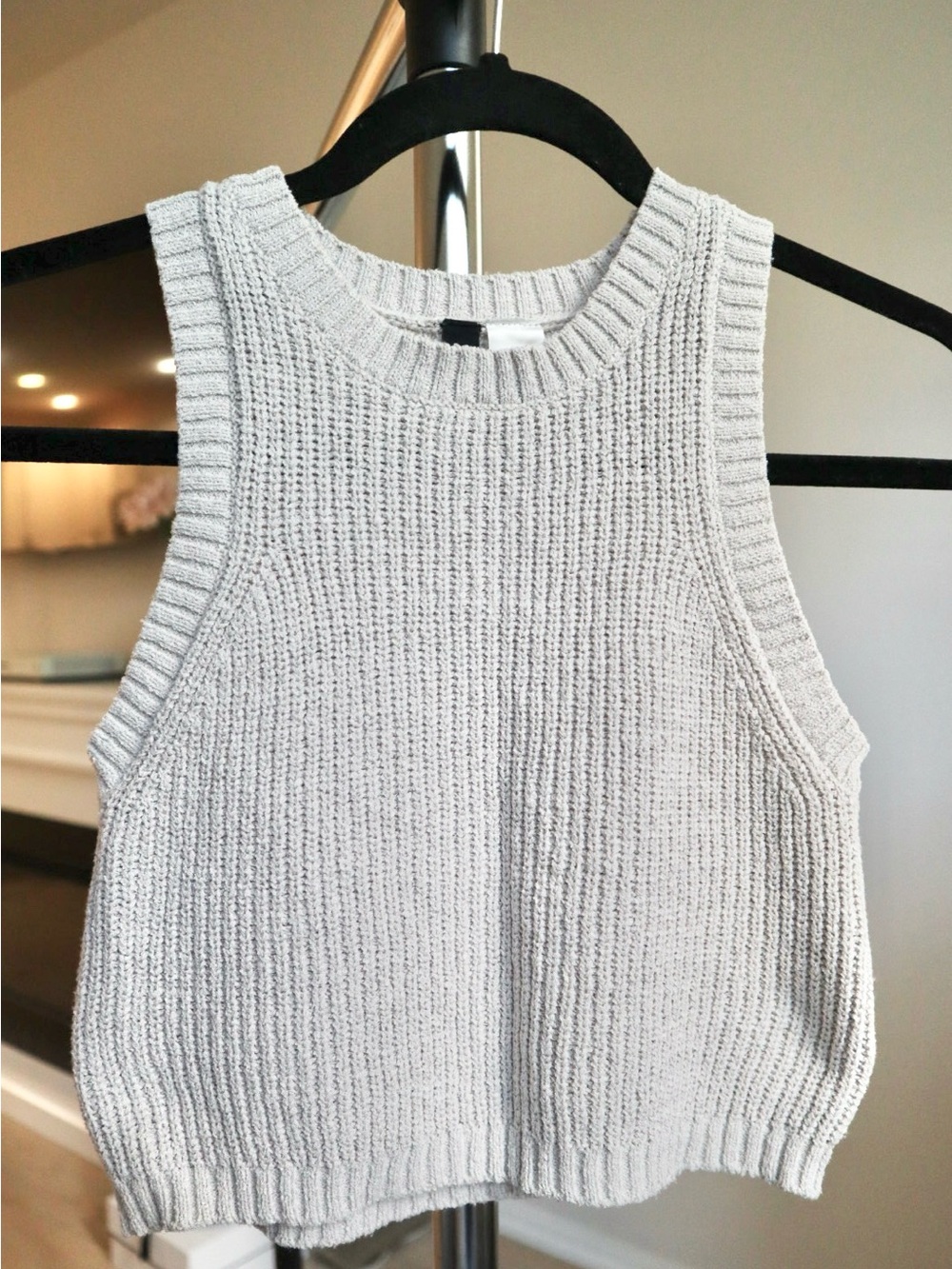 Light Gray Knit Top